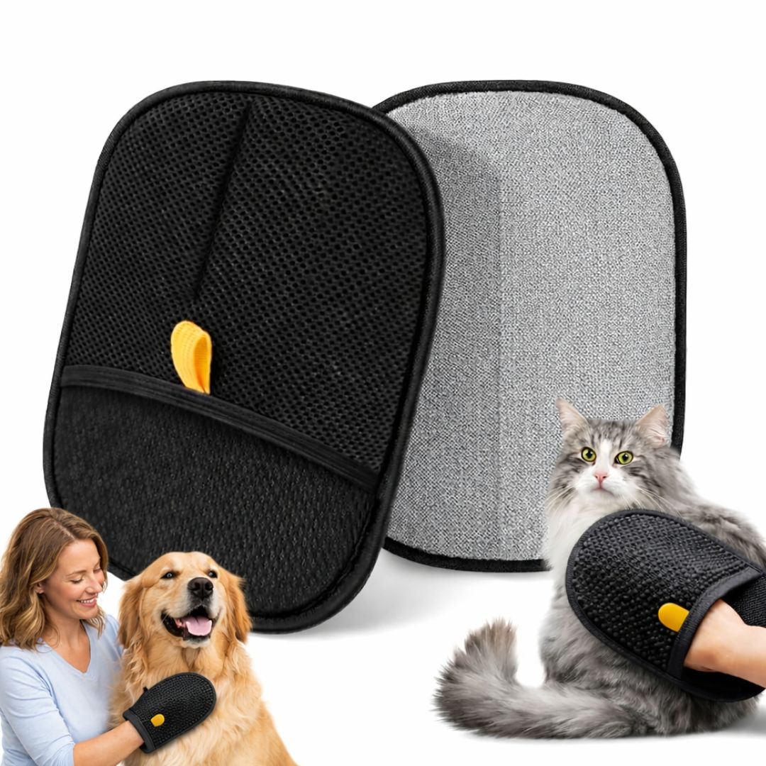 Pet Hair Removal Gloves | Reusable Glove for Pets (Pack of 1)